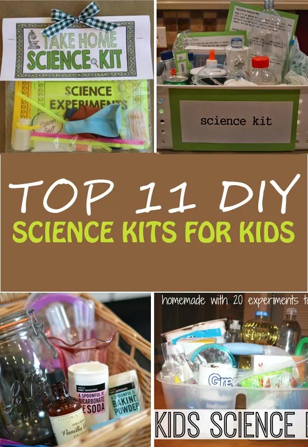 Is your child interested in science experiments? You have to take a look at these DIY science kits for kids. Best 11 homemade science kits to keep the kids busy. Fun activity for preschoolers, kindergartners and elementary school kids.