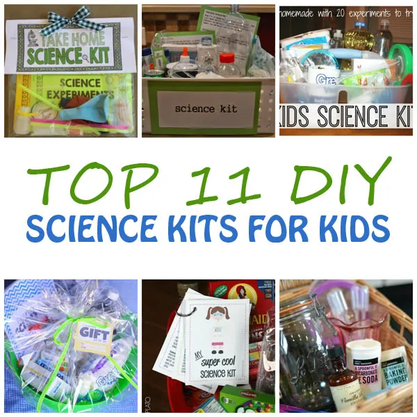 Is your child interested in science experiments? You have to take a look at these DIY science kits for kids. Best 11 homemade science kits to keep the kids busy. Fun activity for preschoolers, kindergartners and elementary school kids.