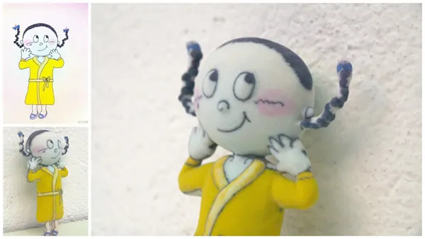 Turn kids artwork into gifts: crayon figurines