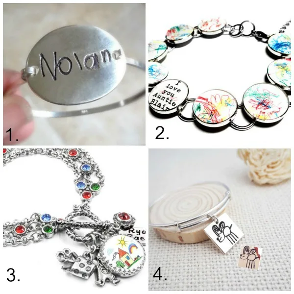 Turn kids artwork into gifts: bracelet