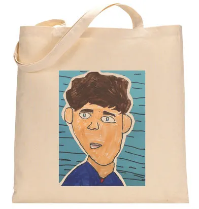 Turn kids artwork into gifts: tote bag