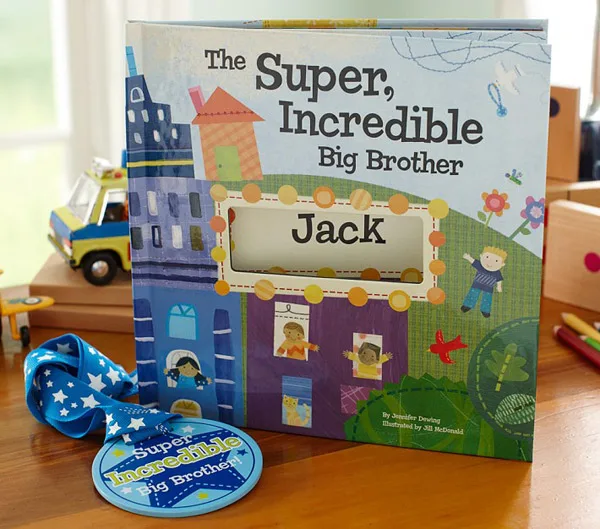Best 12 big brother gifts from baby: big brother personalized book