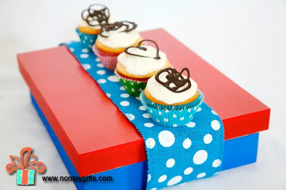 DIY baking kit for kids. Simple baking recipe included. Fun and creative DIY gift to make for girls and boys for Christmas. - at Non Toy Gifts