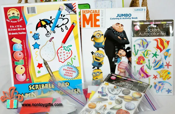 Road Trip Busy Box to Use when traveling with young kids