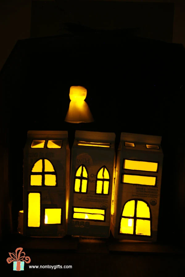 Cardboard Halloween Town