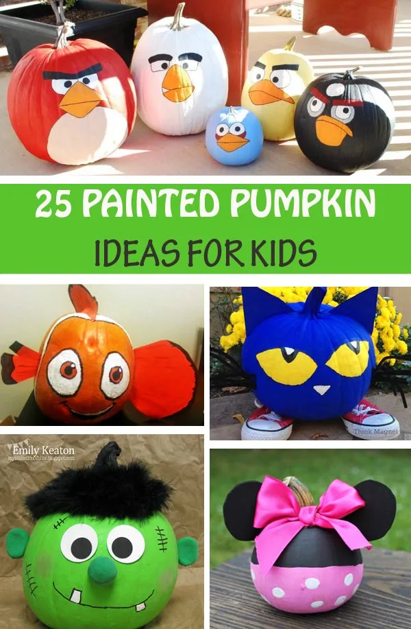Painted pumpkins