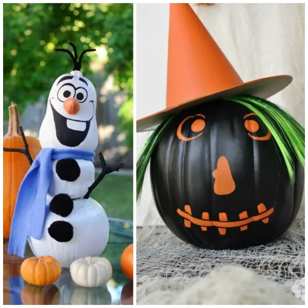 25 painted pumpkins for kids. Looking for carving alternative this Halloween?
