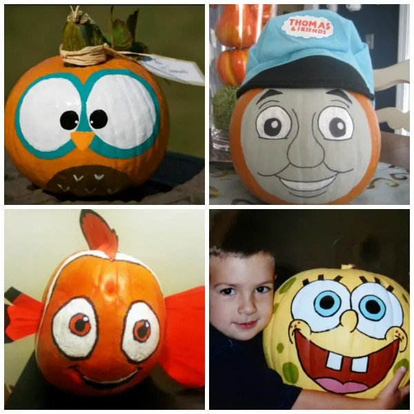 25 painted pumpkins for kids. Looking for carving alternative this Halloween?