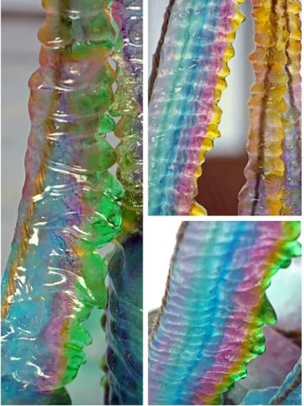 Build colorful icecles - one of the 20 outdoor snow activities for kids. Be prepared for that snowy day when school is off and kids want to go outside and play. This list of snow and ice activities for kids of all ages is just what you need for any winter day. | at Non Toy Gifts
