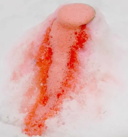 Make a snow volcano - one of the 20 outdoor snow activities for kids. Be prepared for that snowy day when school is off and kids want to go outside and play. This list of snow and ice activities for kids of all ages is just what you need for any winter day. | at Non Toy Gifts
