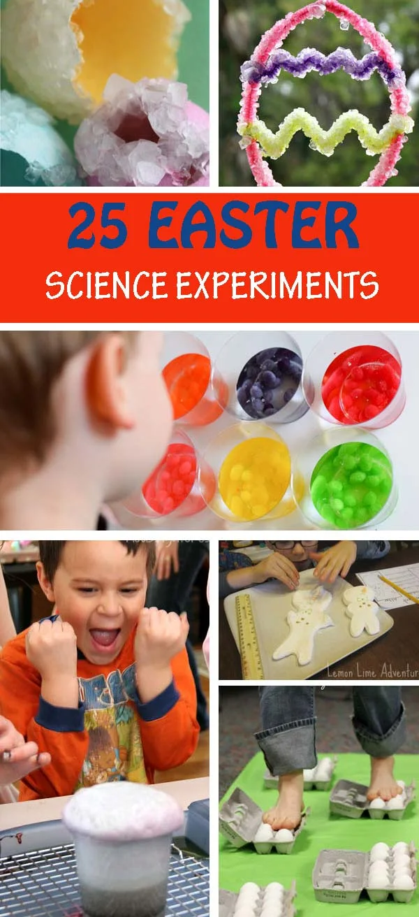Easter Science experiments for kids. Egg experiments , carrot and candy experiments for preschoolers and older kids #easterscience #nontoygifts