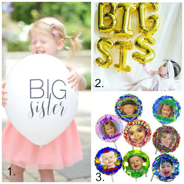Big sister gift ideas: balloons