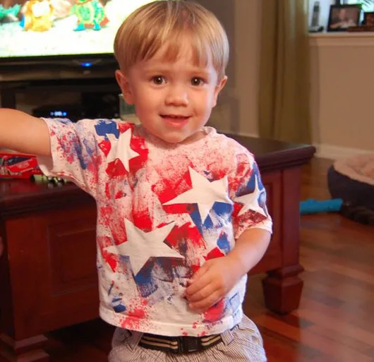 DIY patriotic shirts for kids 6