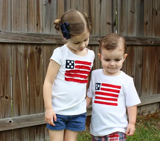 DIY patriotic shirts for kids8