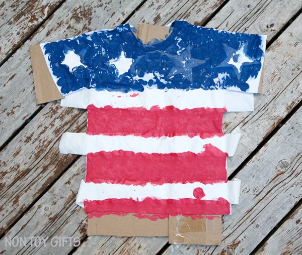diy flag shirts for kids to make