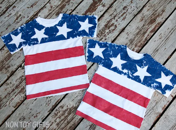 diy flag shirts for kids to make