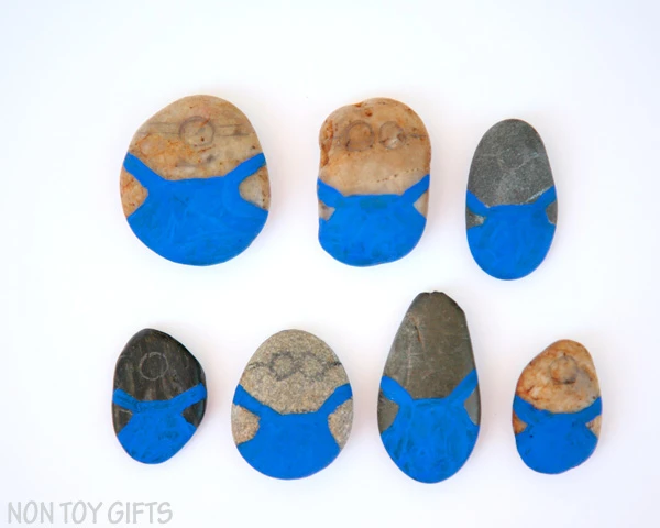 Minion painted rocks