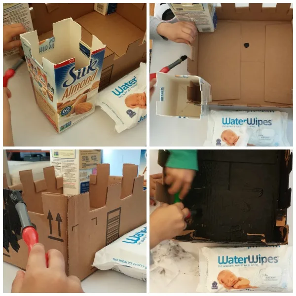 Cardboard Halloween Castle | at Non-Toy Gifts
