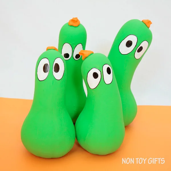 Butternut squash creatures -a fun fall craft to make with kids. | at Non Toy Gifts