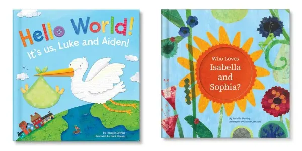 Personalized Books for twins