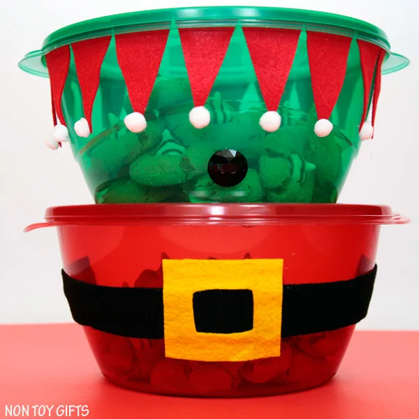 Santa and elf treat gifts to make this Christmas.