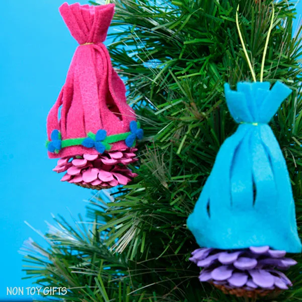 Trolls ornaments.
