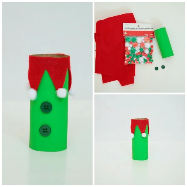 Paper plate Christmas craft - elf