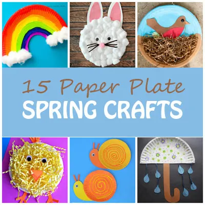 Paper plate spring crafts featured image