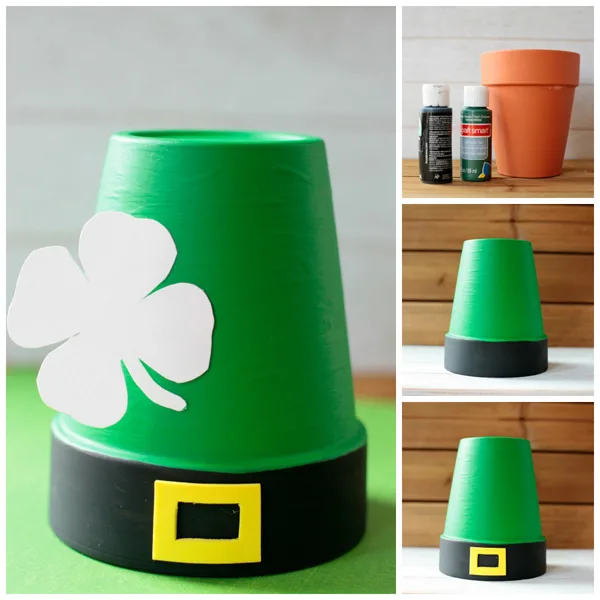 Leprechaun hat craft. St Patrick's Day craft for toddlers, preschoolers and older kids. | at Non-Toy Gifts