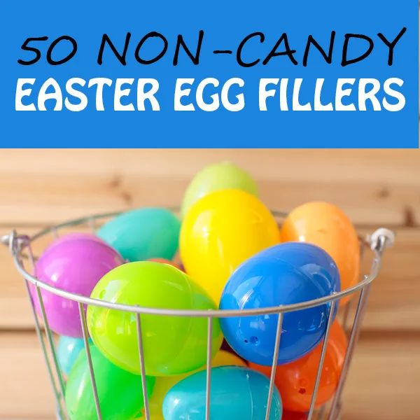 50 non-candy Easter egg fillers for preschool, kindergarten. Perfect for Easter egg hunt for kids. | at Non-Toy Gifts