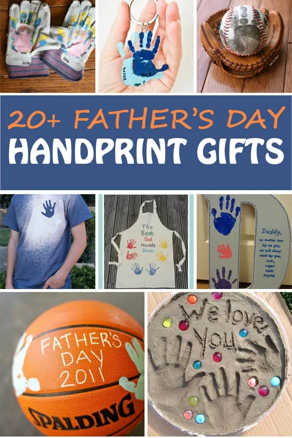 20 Father's Day handprint gifts