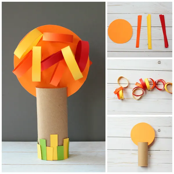 Four season tree crafts: fall
