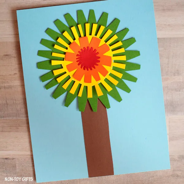 Fall tree craft for kids