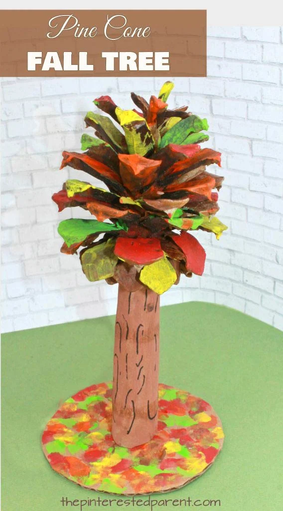 pine cone fall tree craft