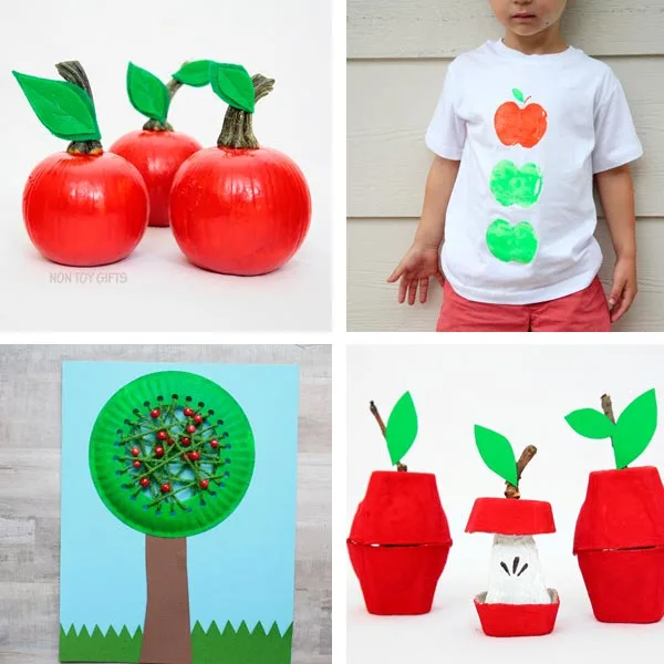 Apple craft kindergarten ideas