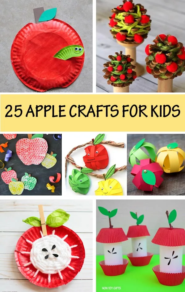 Apple craft ideas for kids