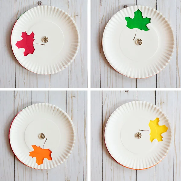 Color changing leaf craft for kids to make this autumn