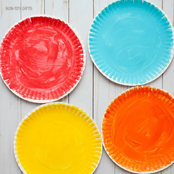 painted paper plates