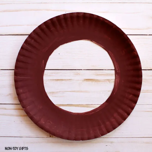 Cut paper plate