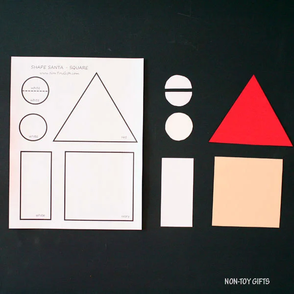 Shape Santa - square