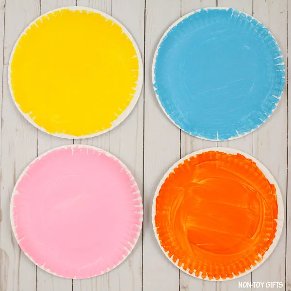 Painted paper plates