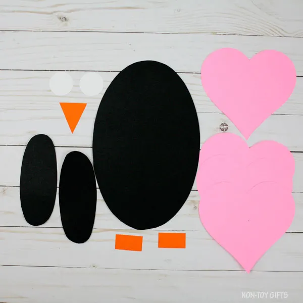Shape penguin patterns
