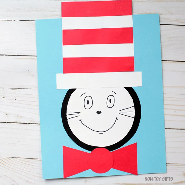 Shape Cat in the Hat craft