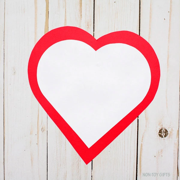Red and white hearts