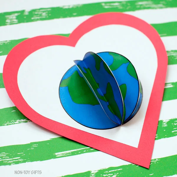 3D Earth Day craft for kids