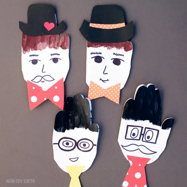Father's Day handprint card for preschoolers
