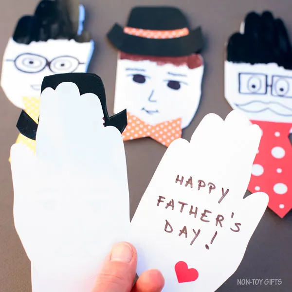Father's Day handprint card for dad