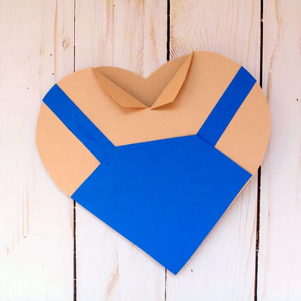 Heart card for dad
