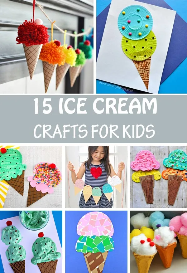 Ice cream crafts for kids