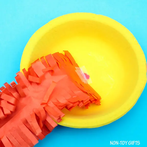Tissue paper tentacles